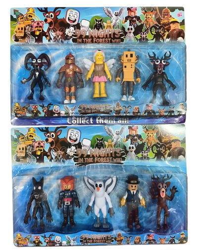 99 noches en el bosque x5 muñecos 