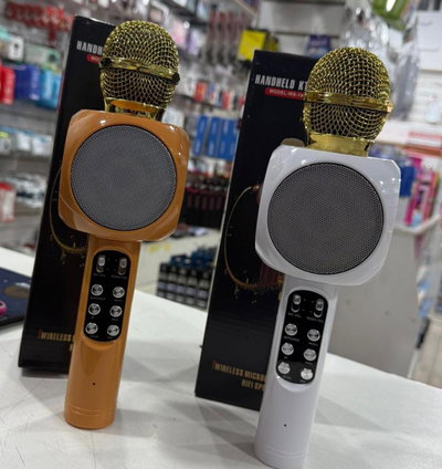 Micrófono karaoke con luz