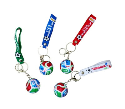 Llaveros Goma Pelota Mundial 