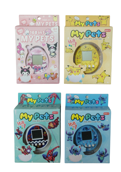 Mascota Virtual 168 en 1 .Consultar por modelo disponible 