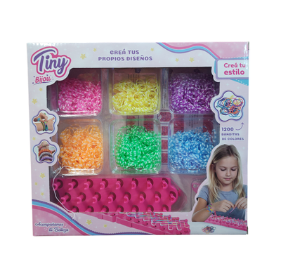 Set para armar pulseras con banditas 