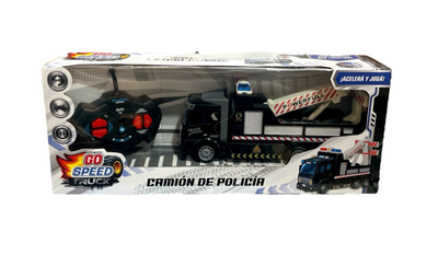 Camión policía a control remoto 