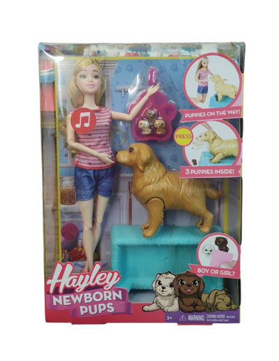 Muñeca con mascota 
