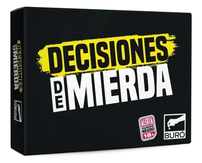 Juego de mesa Decisiones de mierda Cartas 