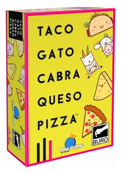 Taco gato cabra queso pizza ,Cartas Buró 