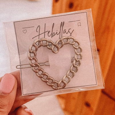Hebilla Corazón Dorad