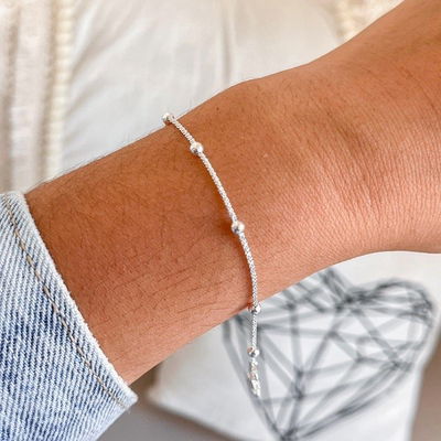 Pulsera bolitas popcorn