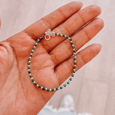 Pulsera de Piedras verdes