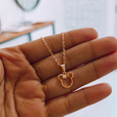 Conjunto Mickey ENCHAPADO EN ORO