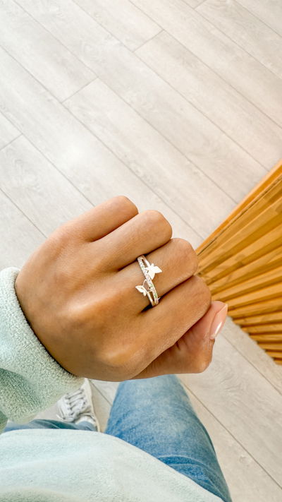 Anillo Mariposas T19