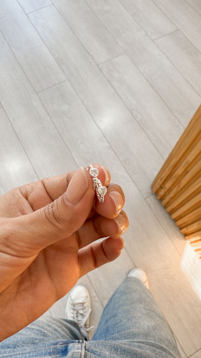 Argollas Cubic Corazón 