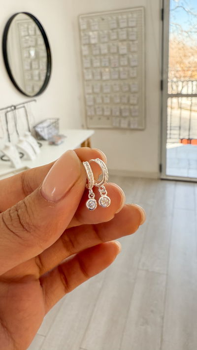 Argollas Cubic Colgante