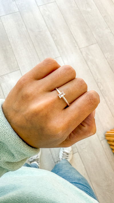 Anillo Rectángulo T14 T17