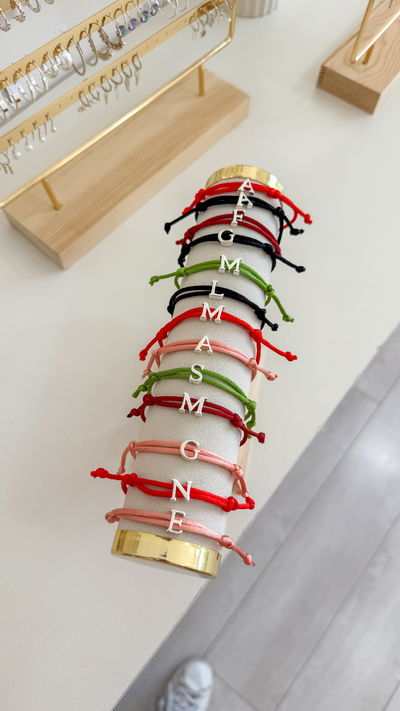 Pulsera Letra Pasante (CONSULTAR)