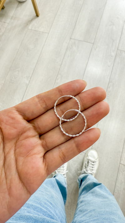 Argollas Torzadas 2,2cm