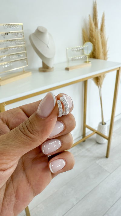 Argollas Cubic Bea (par) 1,1cm