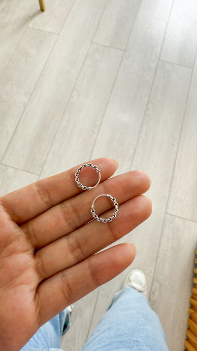 Argollas Bali (par) 1,4cm