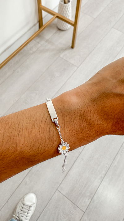 Pulsera Margarita para grabar 15cm