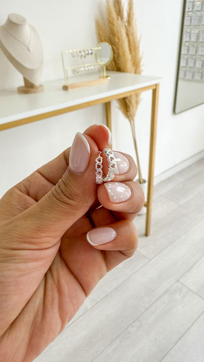 Argollas Corazones 1,3cm (par)