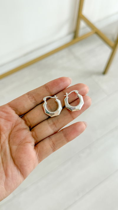 Argollas Sabrina (Plata laminada)