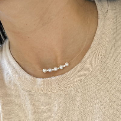 Tanza con Perlas de Rio