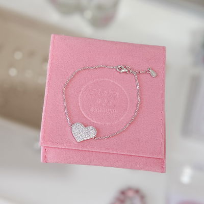 Pulsera Corazon Cubic