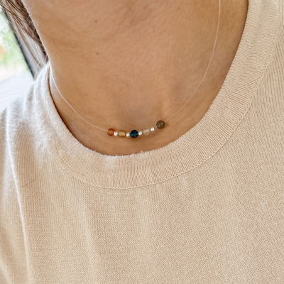 Tanza con Piedras Naturales