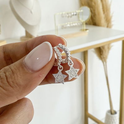 Argollas Estrellas (par)