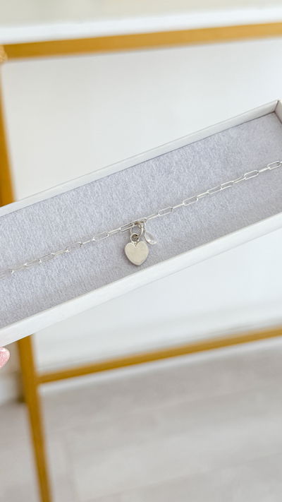 Pulsera con Corazon para grabar