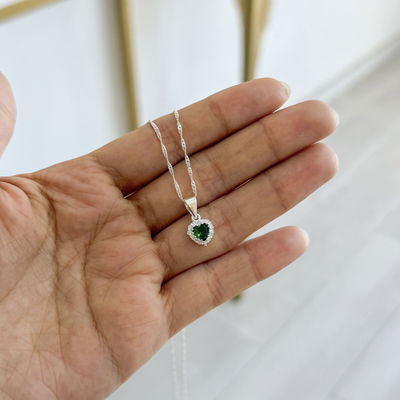 Conjunto Corazón Verde