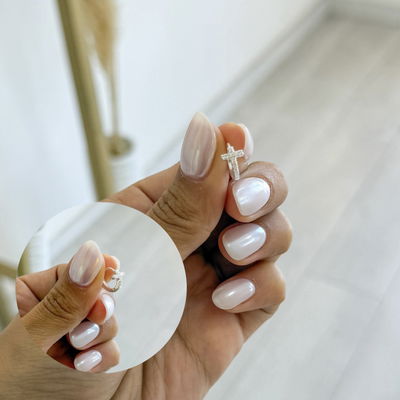 Argollita Cruz 1,2cm (unidad)