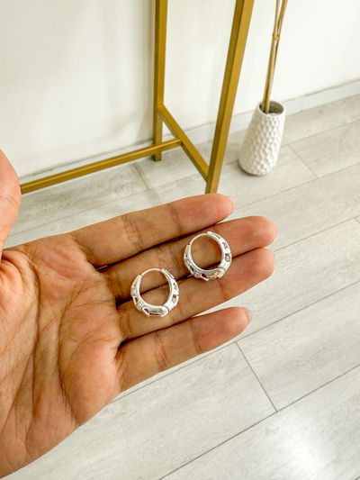 Argollas Aurora PLATA LAMINADA