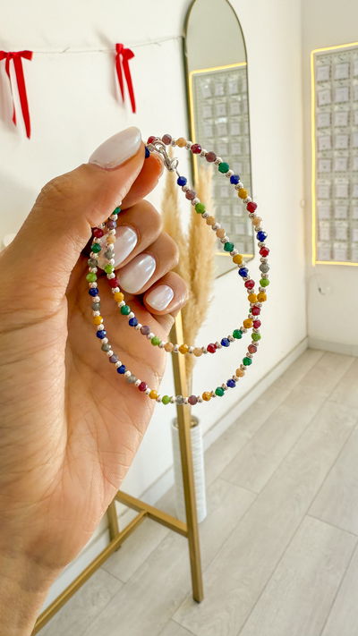 Choker Colores (cristal de roca)