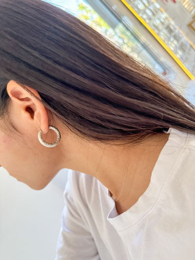 Argollas Labradas 2,3cm