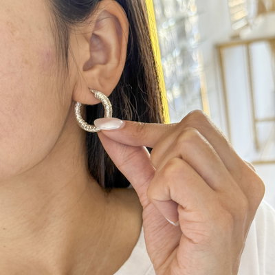 Argollas Labradas 2,3cm
