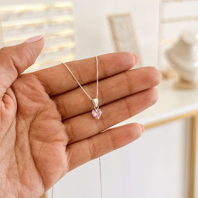 Conjunto Corazón Rosa