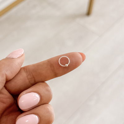 Argollita Torzada 8mm (unidad)