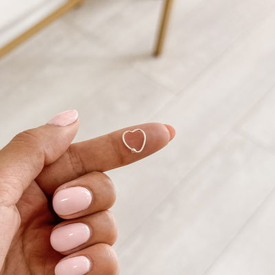 Argollita Corazón 1cm (unidad)