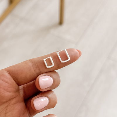 Argollitas rectangulares 8mm 1cm (unidad)