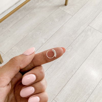 Argollita Shine 1cm (unidad)