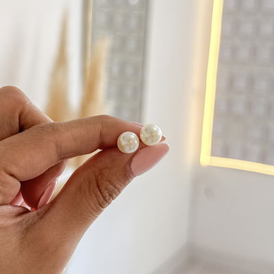 Aros Perlas (perno corto)