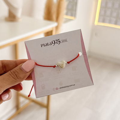 Pulsera Corazon de Ceramica
