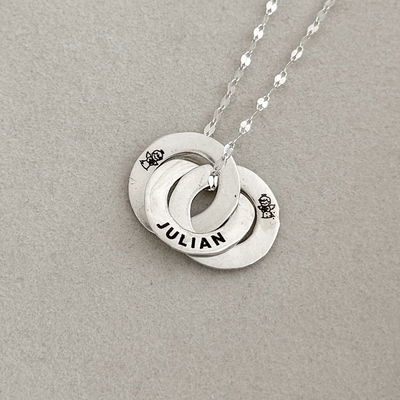 Arandelas Rusas x3 (1,5cm diámetro)