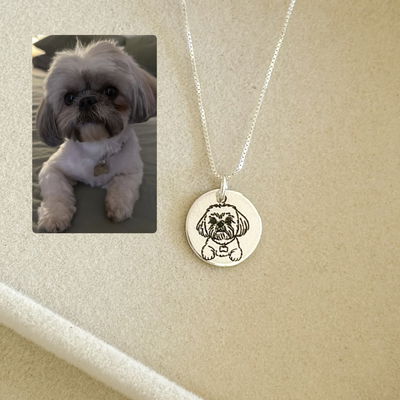 Dije para grabar mascota 1,2cm 