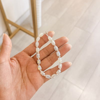 Pulsera Transparente Cristal de Roca 