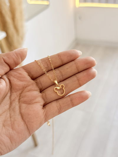 Conjunto Mickey ENCHAPADO EN ORO