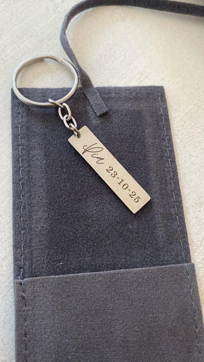 Llavero Barrita ACERO