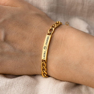 Pulsera Dorada ACERO