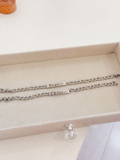 Pulseras para compartir ACERO