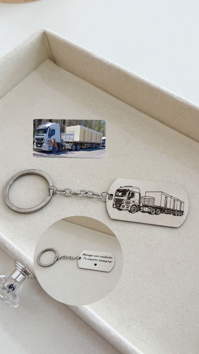 Llavero Ovalado ACERO